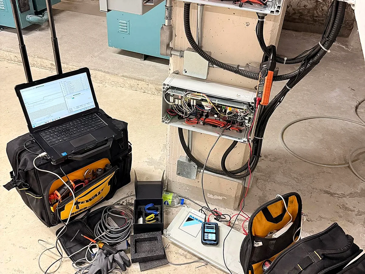 HVAC diagnostic testing and service tools